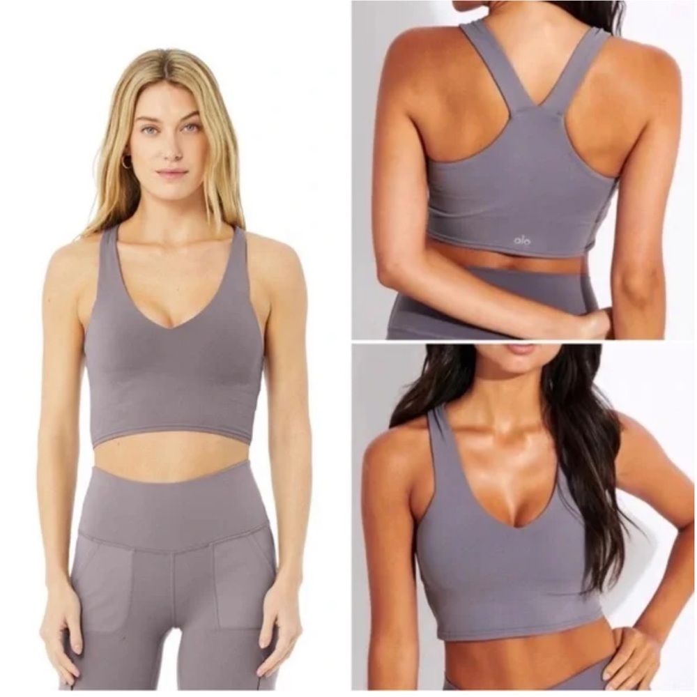 🩶ALO REAL SPORTS BRA/ XS / COLOR GREY🏃♀️🩶